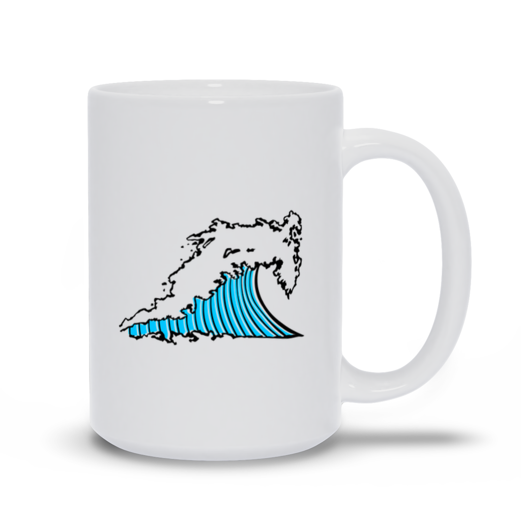 Blue Ocean Wave Coffee Mug