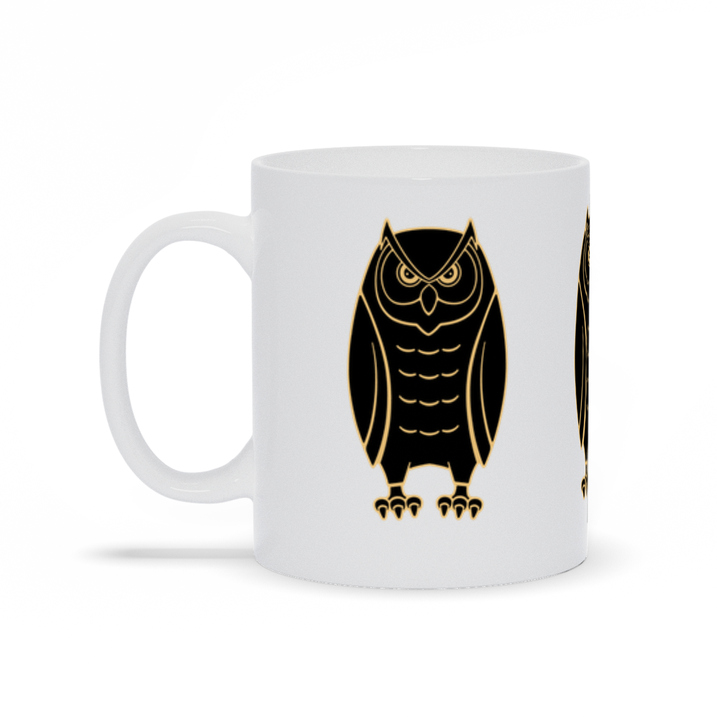 Animal Coffee Mug - Three Owls on a Coffee Mug