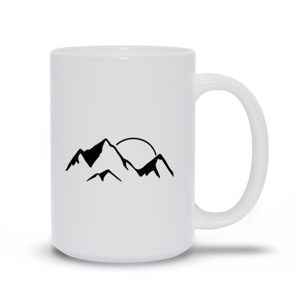 Black Mountain Landscape Coffee Mug