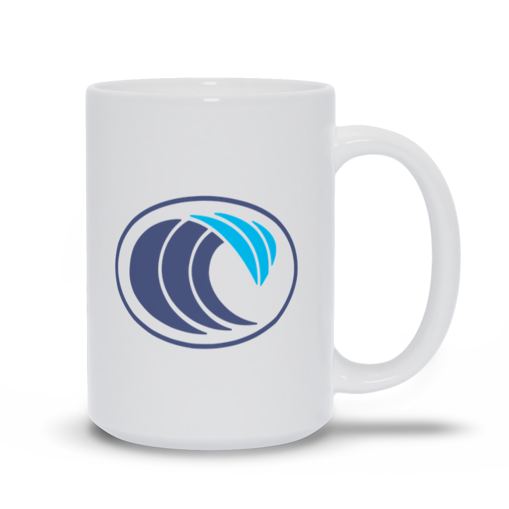 Blue Wave Coffee Mug Large