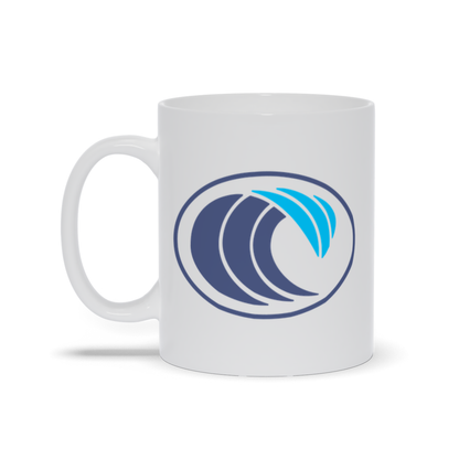 Blue Wave Coffee Mug Right