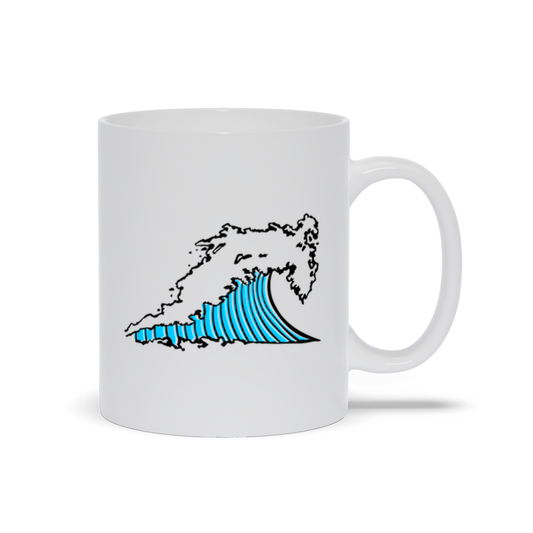 Blue Ocean Wave Coffee Mug