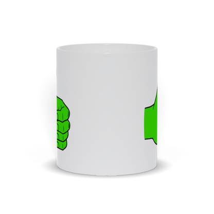 generated-proPreview-2Thumbs Up Coffee Mug - Thumbs Up Symbol in green