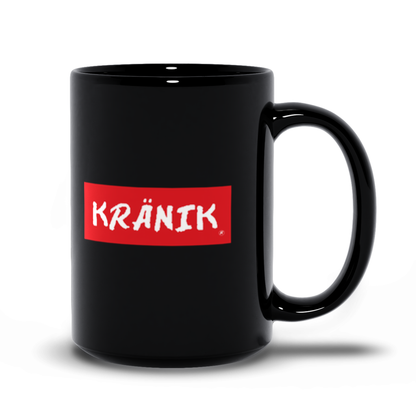 Kranik Black Coffee Mugs