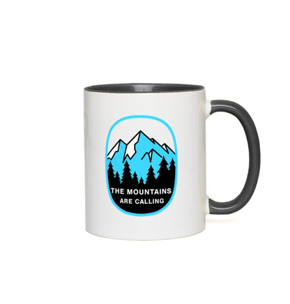 The Mountains Are Calling Accent Coffee Mug