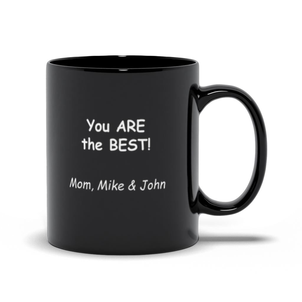 Personalized Coffee Mug Best.Dad.Ever Black Mug 11oz
