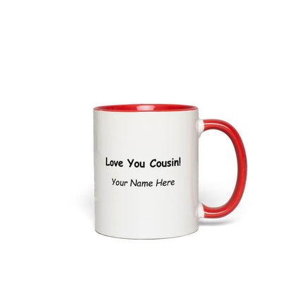 Best Cousin Ever Personalized Coffee Accent Mug