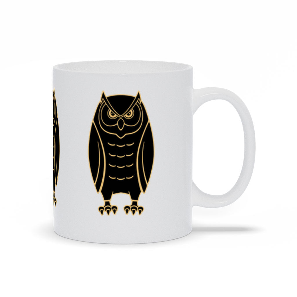 Animal Coffee Mug - Three Owls on a Coffee Mug