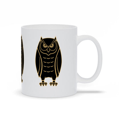 Animal Coffee Mug - Three Owls on a Coffee Mug
